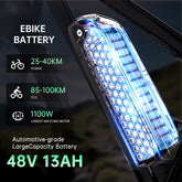 48V 13Ah Li-Ion Battery Pack – Rechargeable for 1000W E-Bike